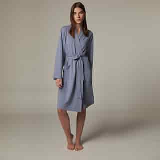 READING ROBE, SLATE BLUE MEDIUM/LARGE