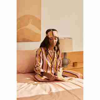 SLEEP MASK, STRIPE MINK