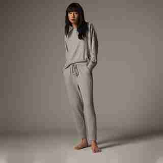 RELAXED TERRY LOUNGE SET, HEATHER GREY LARGE