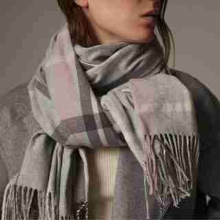 ECO SUPER SOFT SCARF, TARTAN HEATHER GREY