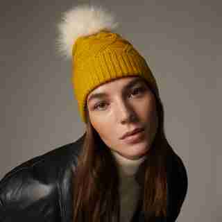 TUQUE AVEC POMPON – COLLECTION ALPINE, MOUSSE