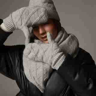 ALPINE MITTEN, GREY