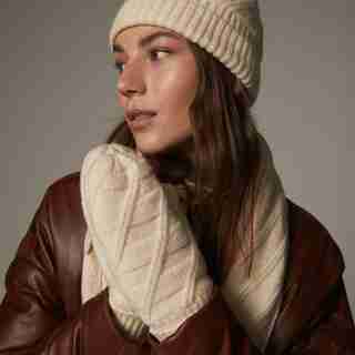 ALPINE MITTEN, CREMA