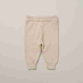 Organic Knit Pant Bone White 18-24 months