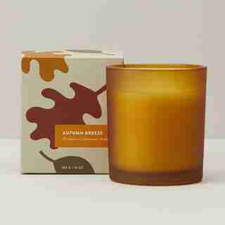AUTUMN BREEZE POURED GLASS CANDLE