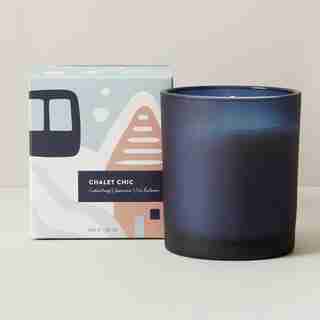 CHALET CHIC POURED GLASS CANDLE