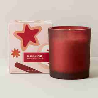 SUGAR & SPICE POURED GLASS CANDLE