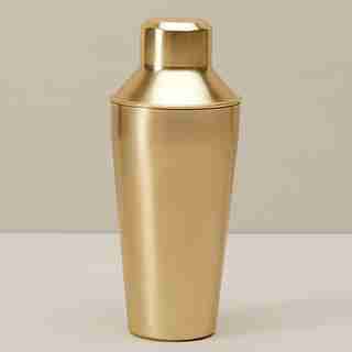 OUI X BE HOME GOLD COCKTAIL SHAKER