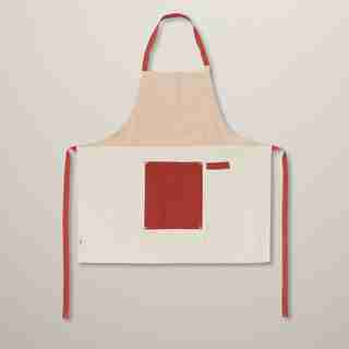 HEAVYWEIGHT COTTON APRON, GERBERA DAISY