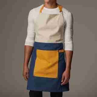 HEAVYWEIGHT COTTON APRON, SUNFLOWER