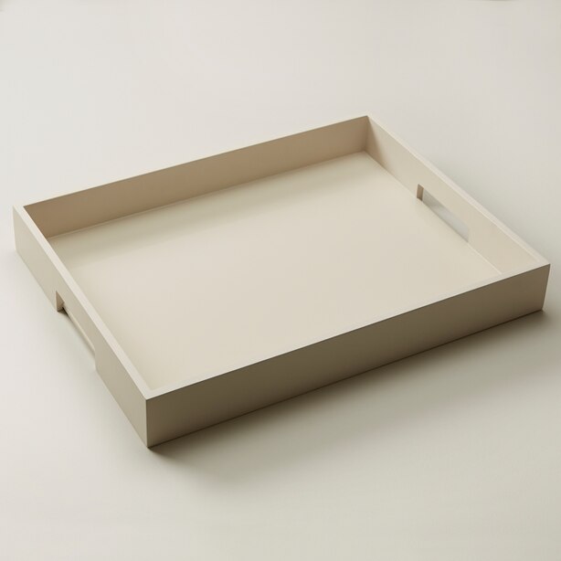Large Rectangular Lacquer Tray Bisque By Oui Gifts Www Chapters Indigo Ca
