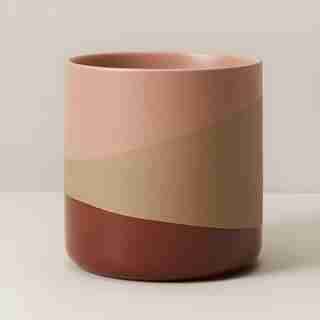 MEDIUM ROUNDED PLANTER, PINK
