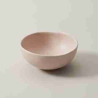 ORGANIC MINI STONEWARE BOWL, BLUSH