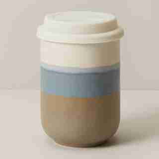 DIPPED CERAMIC CUP BLUE HORIZON