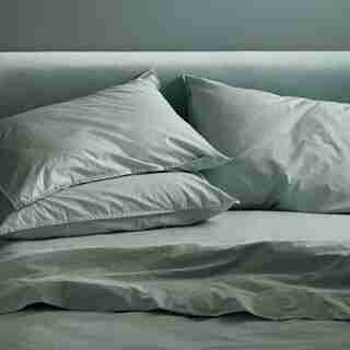ORGANIC COTTON SHEET SET, MINT QUEEN