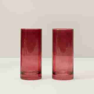 VERRES HAUTS CANNELÉS – CANNEBERGE (ENSEMBLE DE 2)