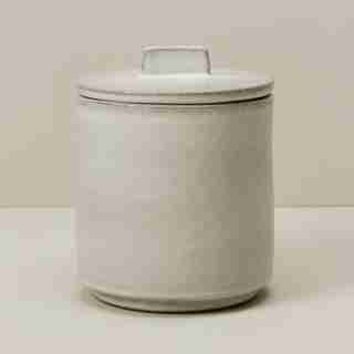 SMALL KITCHEN CANISTER, IVORY
