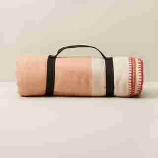 Outdoor Throw Blanket, Café Crème