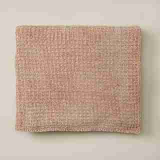 CHENILLE THROW BLANKET, TAUPE