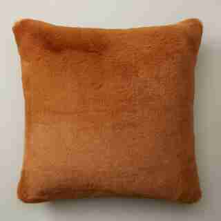 PILLOW COVERFAUX FUR, SIENNA 18” X 18”