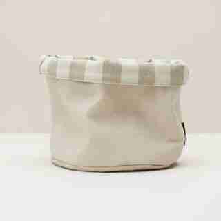 SMALL REVERSIBLE STORAGE BASKET, IVORY