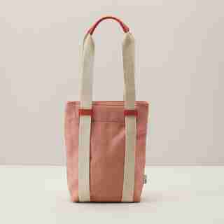 CANVAS WINE COOLER BACKPACK TOTE, CITRUS