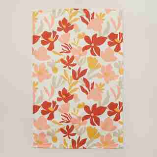 LINGE À VAISSELLE – MOTIF FLORAL