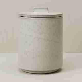 LARGE KITCHEN CANISTER, IVORY