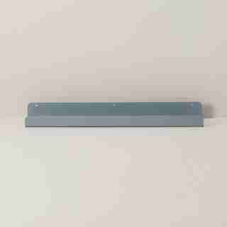 TABLETTE À REBORD EN MÉTAL – BLEU (61 CM)