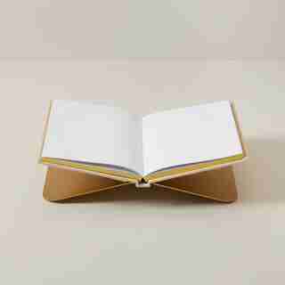METAL BOOKSTAND, BRASS