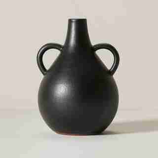 VASE EN TERRE CUITE ARIS – NOIR