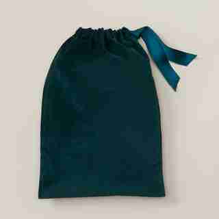 POCHETTE-CADEAU EN VELOURS – VERT ÉMERAUDE