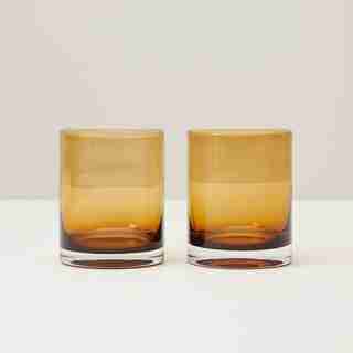 VERRES À WHISKY EN VERRE – AMBRE (ENSEMBLE DE 2)