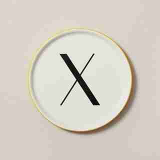 MONOGRAM TRINKET DISH X
