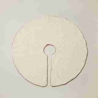 SHERPA TREE SKIRT, IVORY