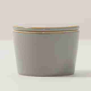 STONEWARE FRENCH BUTTER KEEPER SAHARA