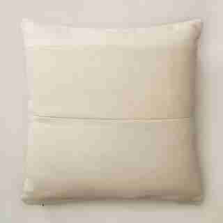 MIXED TEXTURE PILLOW COVER IVORY 20" X 20"