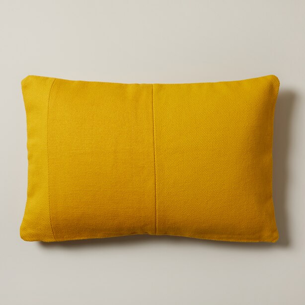 MIXED TEXTURE PILLOW COVER POLLEN 16" X 24" by OUI Gifts www.chapters.indigo.ca