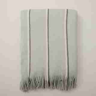 SUPER SOFT THROW BLANKET STRIPED FOG