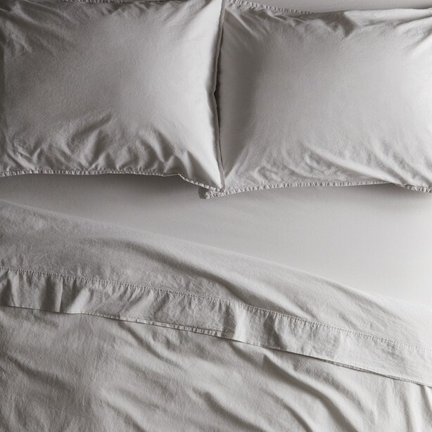 OUI ORGANIC COTTON SHEET SET DOUBLE FOG by OUI Gifts www.chapters