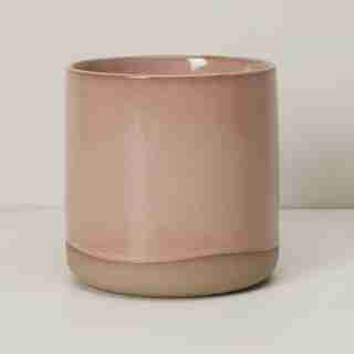 SMALL 4.5” ROUNDED PLANTER CAFÉ CREME