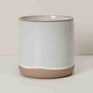 SMALL 4.5” ROUNDED PLANTER SNOW