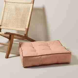 TUFTED LOUNGE PILLOW CAFÉ CRÈME