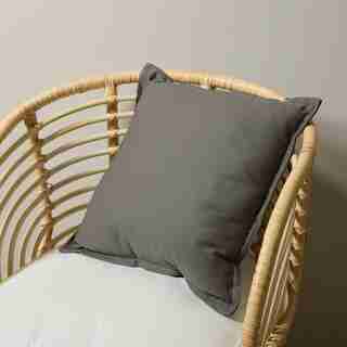 TEXTURED OUTDOOR PILLOW STORM 18” x 18”