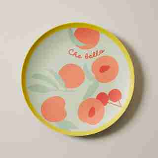 BAMBOO DINNER PLATE FRUIT