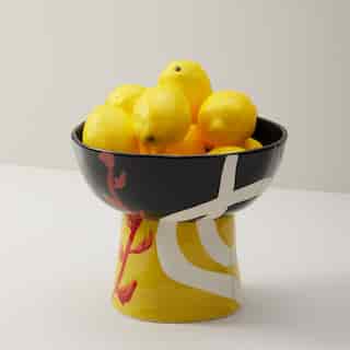 RACHEL JOANIS BUD PEDESTAL BOWL