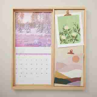 CALENDAR FRAME PIN BOARD