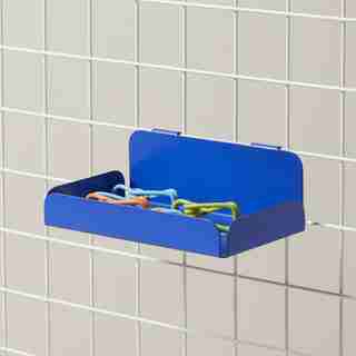 WALL GRID TRAY, DARK BLUE