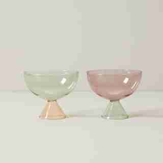 SET OF 2 GELATO CUPS LILAC & MINT