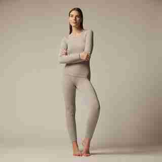 RIBBED LOUNGE SET, GREY X-LARGE
